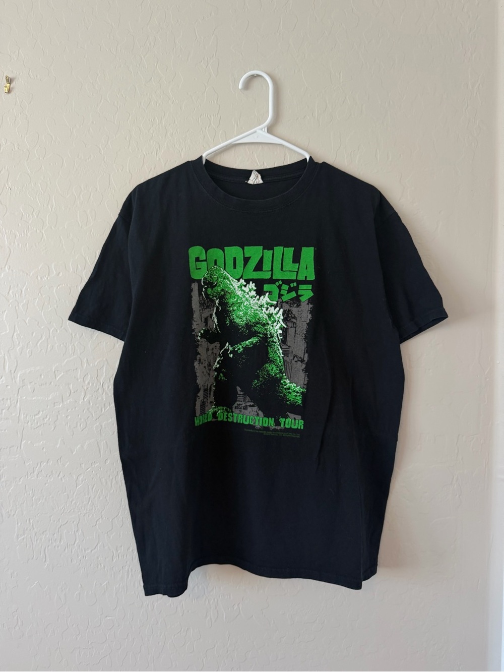 2009 Godzilla Promo Green Graphic Tee - Pets Reptile Category size L